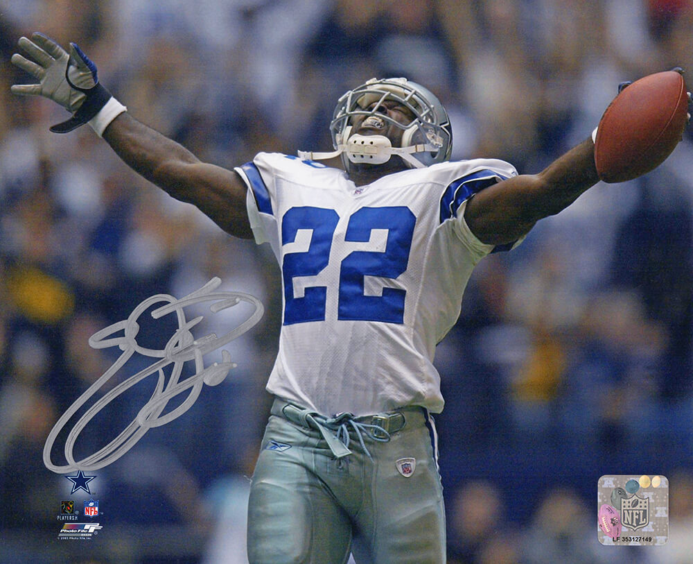 Emmitt Smith Signed Dallas Cowboys Jersey (TRI STAR)All-Time