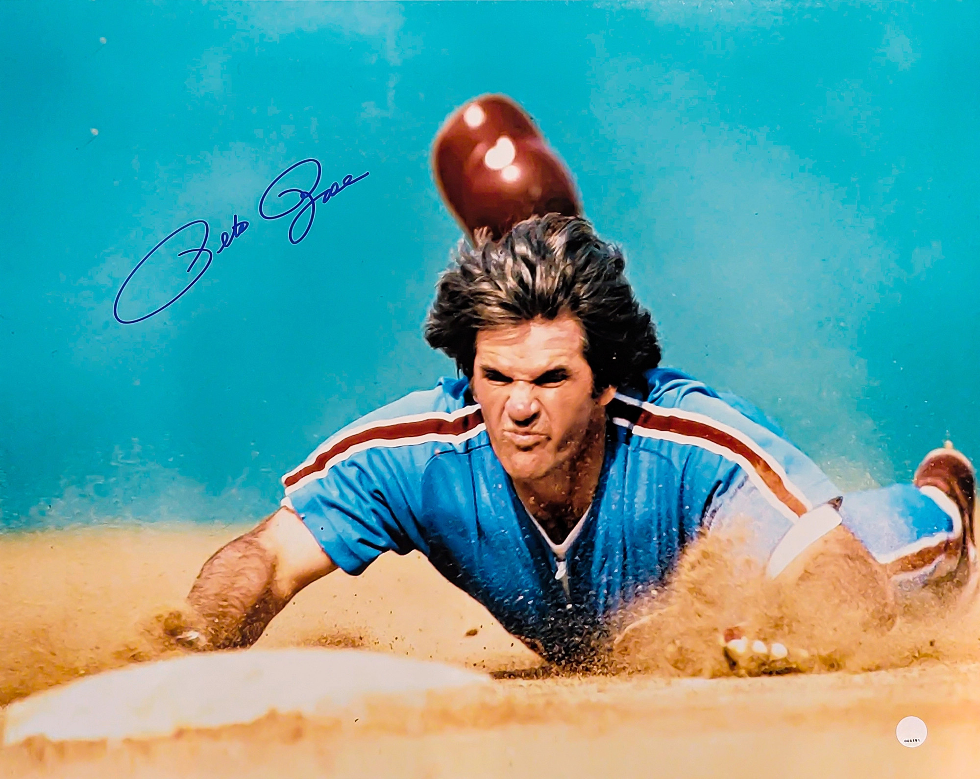 Pete Rose Steve Carlton & Mike Schmidt Signed Phillies 16x20 Photo