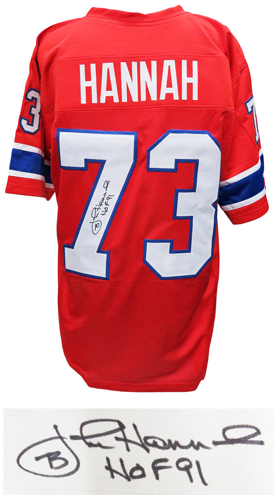 New England Patriots Andre Tippett Signed Red Throwback Jersey w/HOF'08 -  Schwartz Authenticated