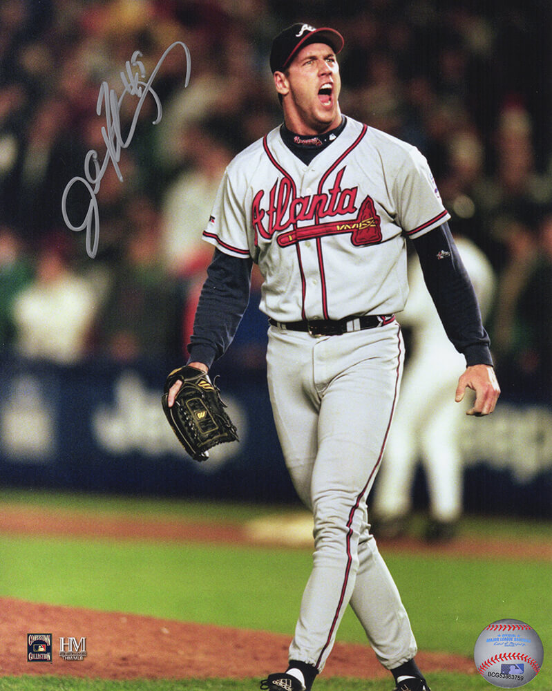 Autographed John Rocker Photo - 99 NL CHAMPS 8x10