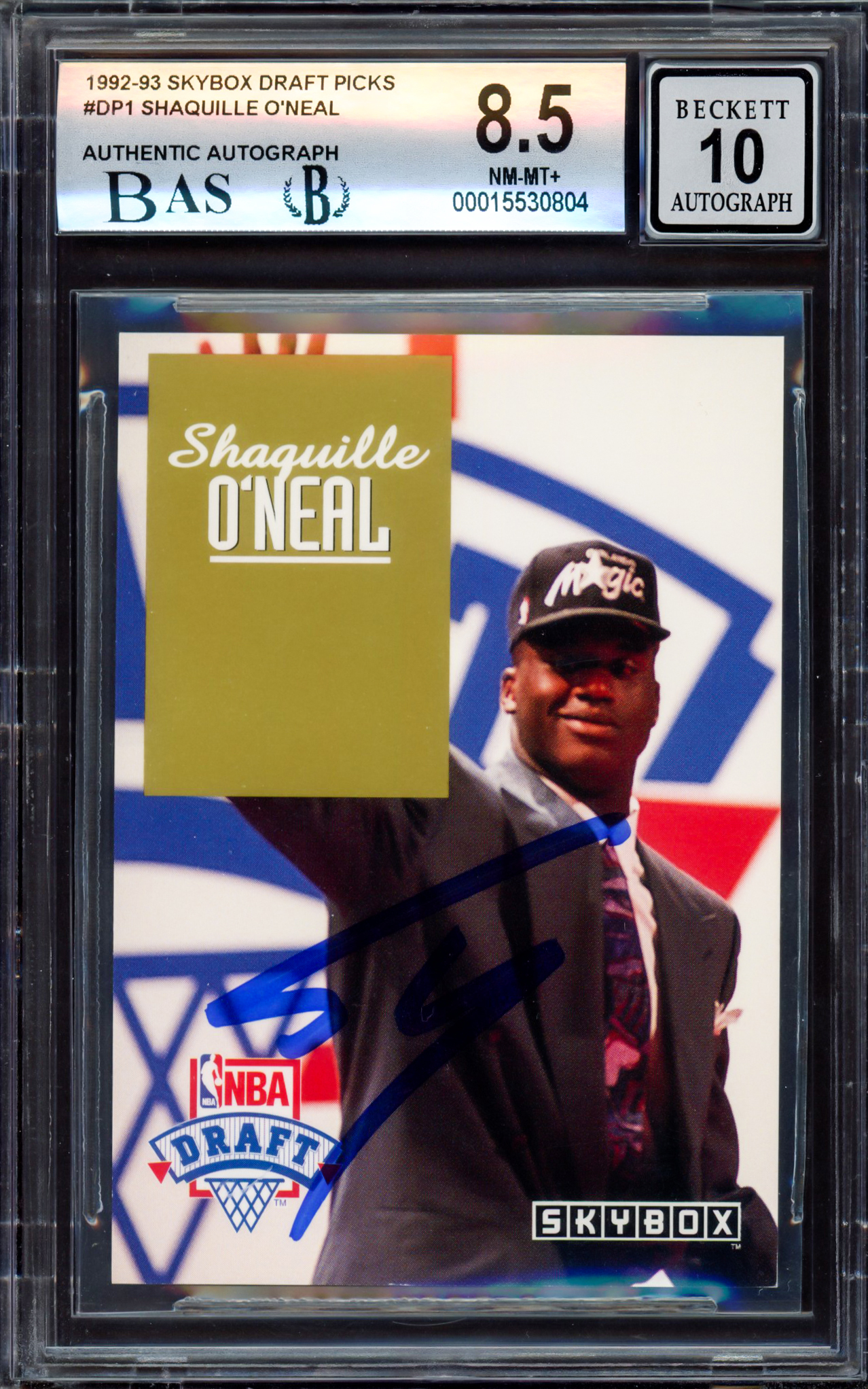 Shaquille Shaq O'Neal Autographed 1992-93 Fleer Ultra Rookie
