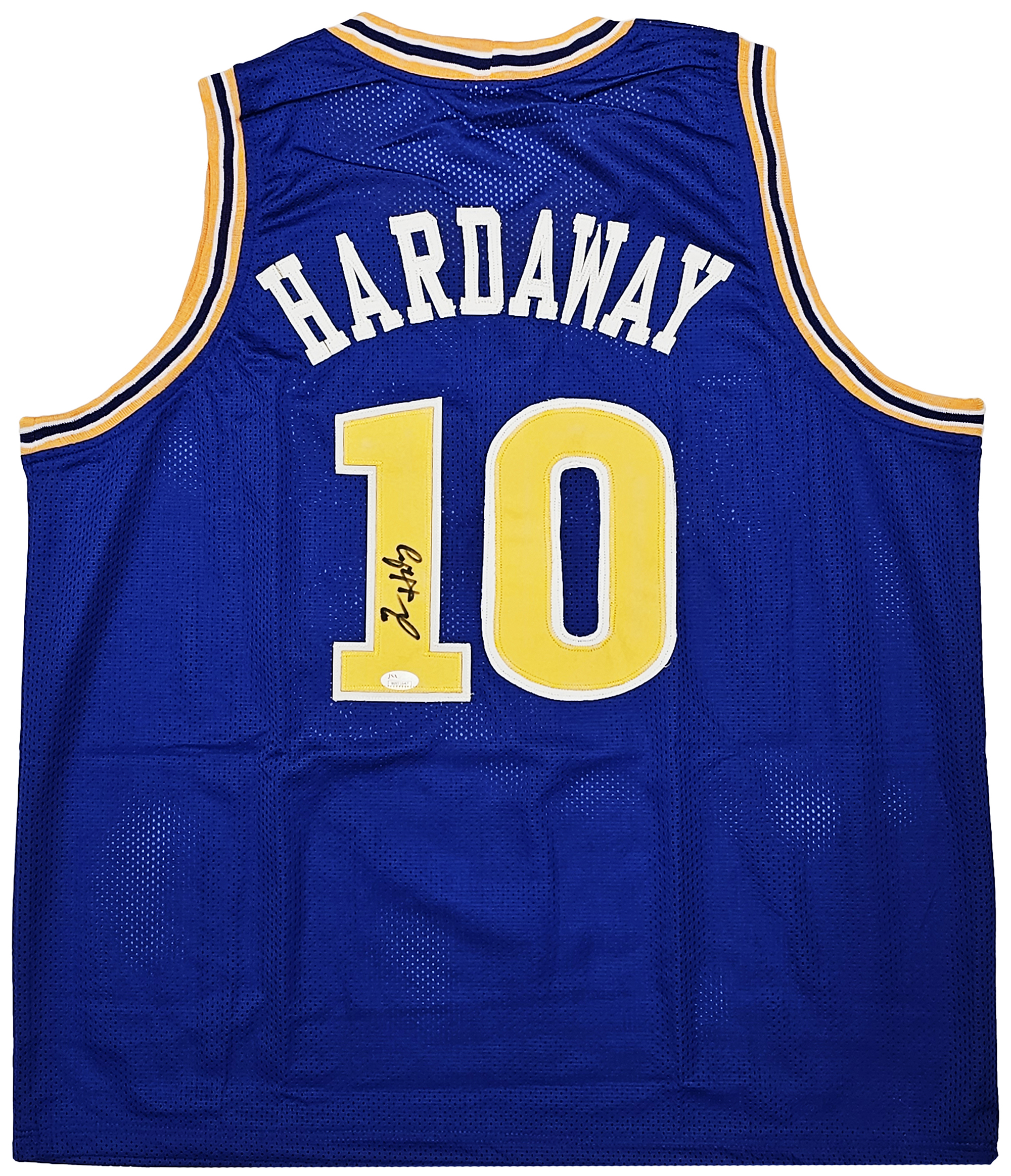 Miami Heat Tim Hardaway Autographed Black Jersey JSA Stock #215722