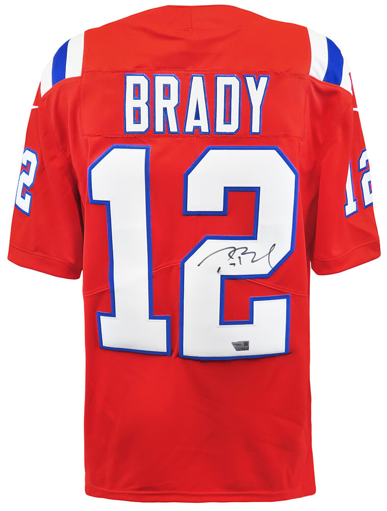 Nike New England Patriots No12 Tom Brady Red Youth Stitched NFL Limited AFC 2019 Pro Bowl Jersey