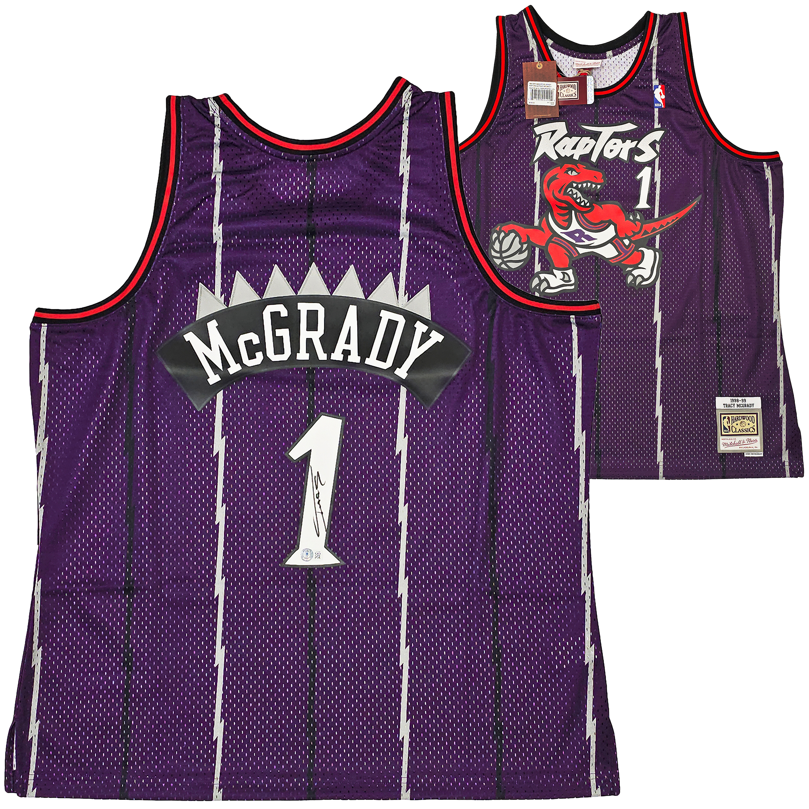 Tracy McGrady Toronto Raptors Mitchell & Ness Hardwood Classics Swingman  Jersey - White