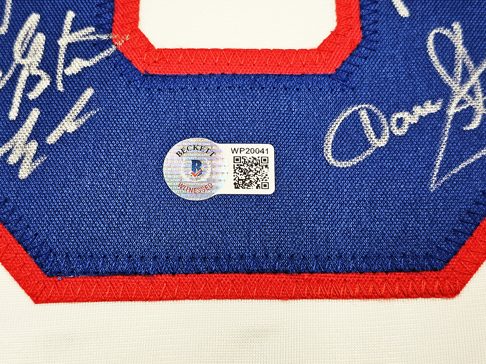 Team USA Hockey Miracle On Ice Autographed White Jersey With 19