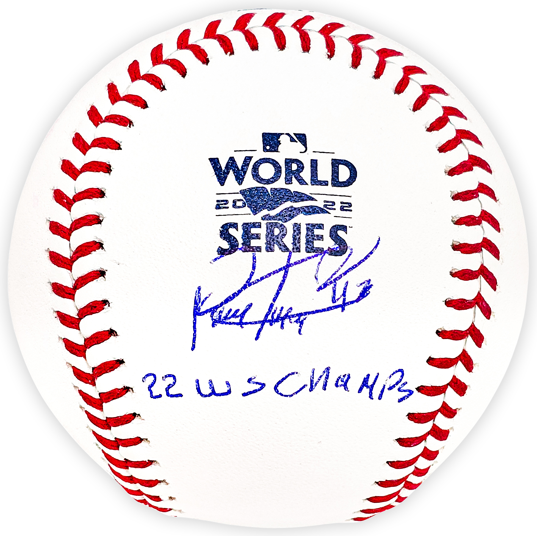 Luis Garcia Autographed Official 2022 World Series Baseball Inscribed 2022  WS Champs