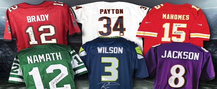 NFL Memorabilia Autographed Jerseys