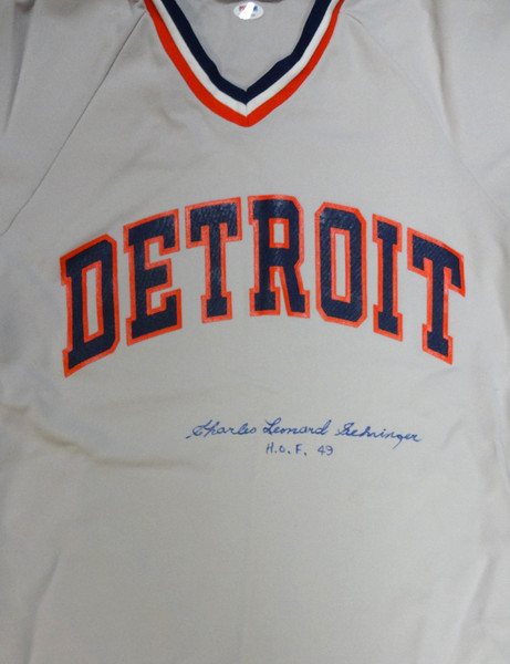 Rare Charlie Gehringer Signed Autographed Detroit Tigers Jersey With P —  Showpieces Sports