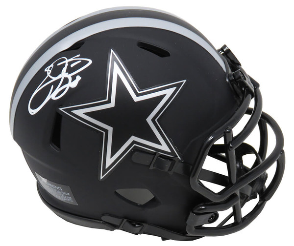 Emmitt Smith Signed Dallas Cowboys Lunar Eclipse White Matte Riddell Full  Size Speed Helmet - Emmitt Smith