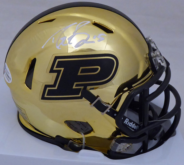 Drew Brees Signed Purdue Boilermakers Chrome Full Size