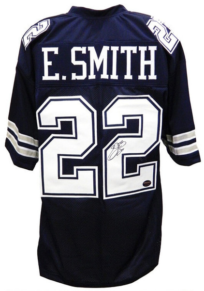 Emmitt Smith Dallas Cowboys Mitchell & Ness 1995 Authentic Throwback  Retired Player Jersey - Navy