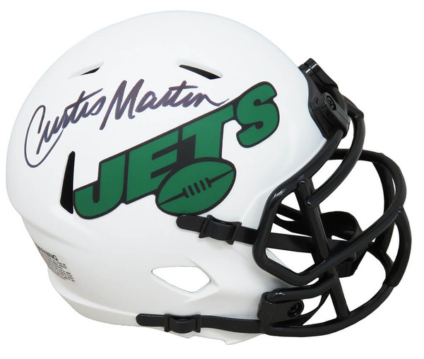 Curtis Martin Signed New York Jets Lunar Eclipse SpeedFlex Riddell  Authentic Helmet w/HOF'12 – Schwartz Sports Memorabilia