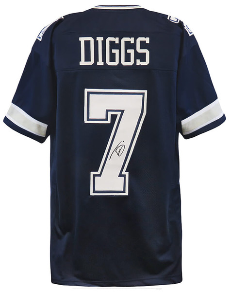 Trevon Diggs Autographed/Signed Jersey Beckett Dallas Cowboys www