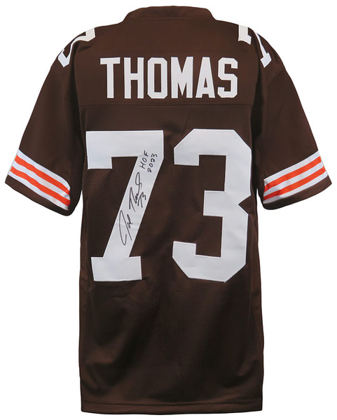 Joe Thomas Cleveland Browns Autographed Brown Custom Jersey, 42% OFF