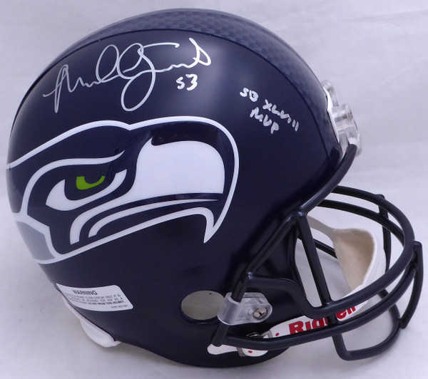 Malcolm Smith Autographed Football - Seattle Seahawks Wilson Official Super  Bowl XLVIII Leather SB XLVIII MVP MCS