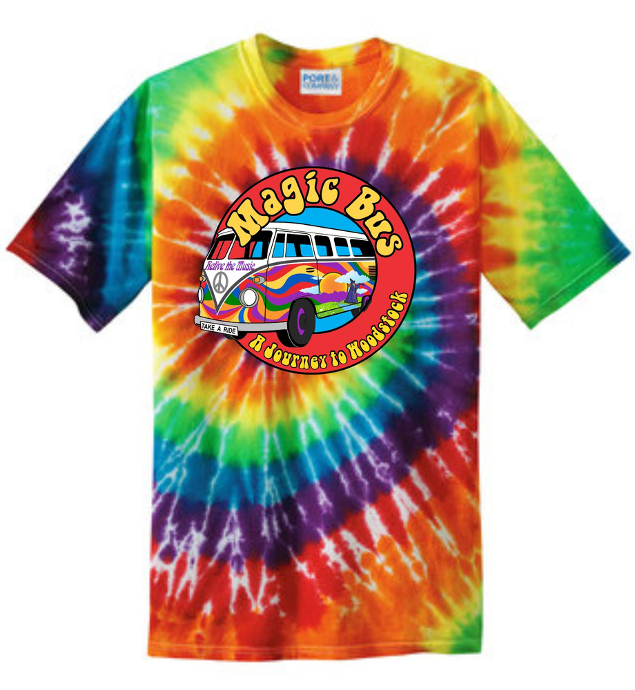 Magic Bus Unisex Tie Dye T Shirt