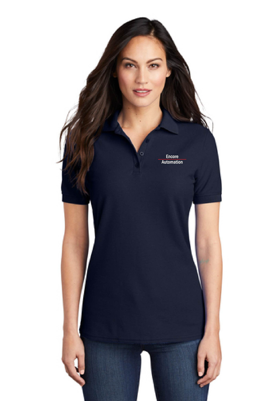 Encore Ladies Pique Polo - Embroidered Left Chest