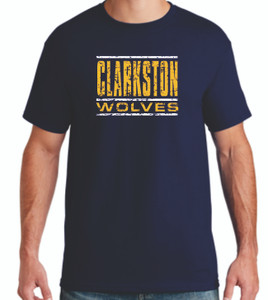 Clarkston Wolves Distressed T Shirts Clarkston Wolves Distressed T Shirts