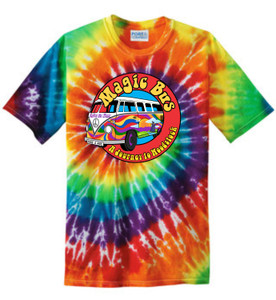 Magic Bus Tie Dye T Shirt Magic Bus Tie Dye T Shirt