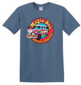 Magic Bus Indigo T Shirt Magic Bus Indigo T Shirt