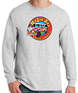 Magic Bus Grey Long Sleeve T