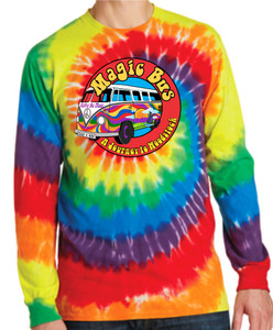 Magic Bus Tie Dye LS T Shirt Magic Bus Tie Dye LS T Shirt