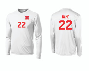 HOLLY GIRLS SOCCER L/S PLAYER JERSEY WHITE HOLLY GIRLS SOCCER L/S PLAYER JERSEY WHITE
