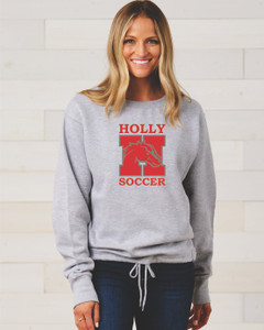 Holly Girls Soccer 2023 Womens Drawstring Crewneck Sweatshirt Holly Girls Soccer 2023 Womens Drawstring Crewneck Sweatshirt