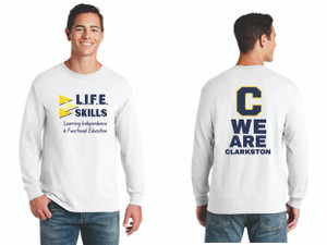 Life Skill Long Sleeve T-shirt - White or Ash Life Skill Long Sleeve T-shirt - White or Ash