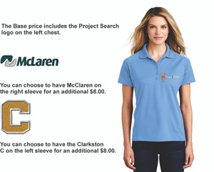 Project Search Ladies Polo - Carolina Blue Project Search Ladies Polo - Carolina Blue