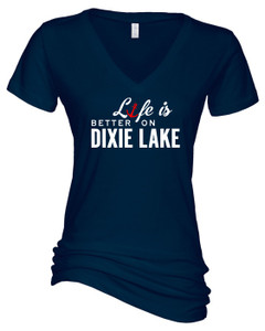 Dixie Lake V-Neck T-shirt Dixie Lake V-Neck T-shirt