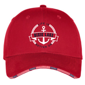 Dixie Lake Velcro Cap - Embroidered Dixie Lake Velcro Cap - Embroidered