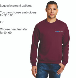 Orri Corp Crew Sweatshirt (Emb or Transfer) Orri Corp Crew Sweatshirt (Emb or Transfer)