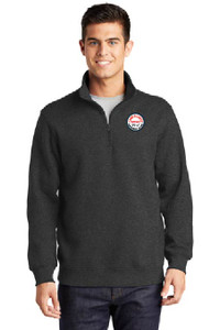 Mens Qtr Zip Sweatshirt Embroidered Mens Qtr Zip Sweatshirt Embroidered