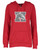 Red Ladies V Neck Hoodie Red Ladies V Neck Hoodie