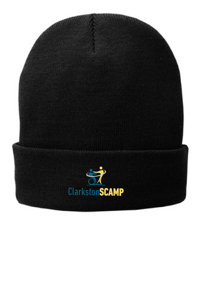 Scamp Fleece Lined Knit Embroidered Cap