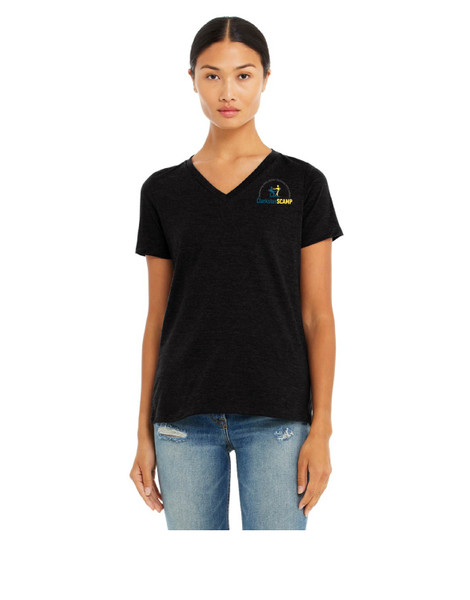 Scamp Women's Relaxed V-Neck T-shirt