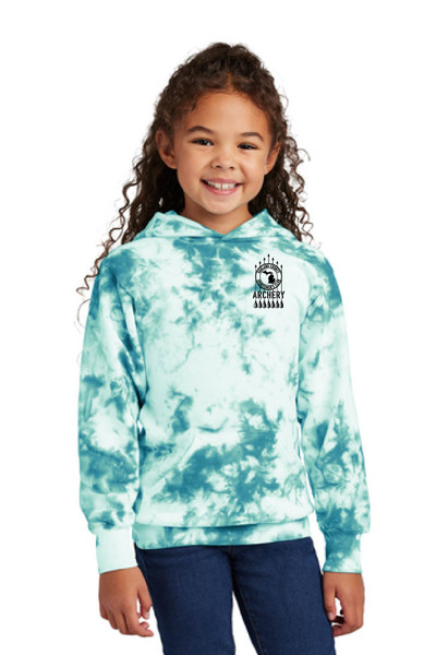 OCSC Youth Tie Dye Hoodie Teal (Left Chest Only)