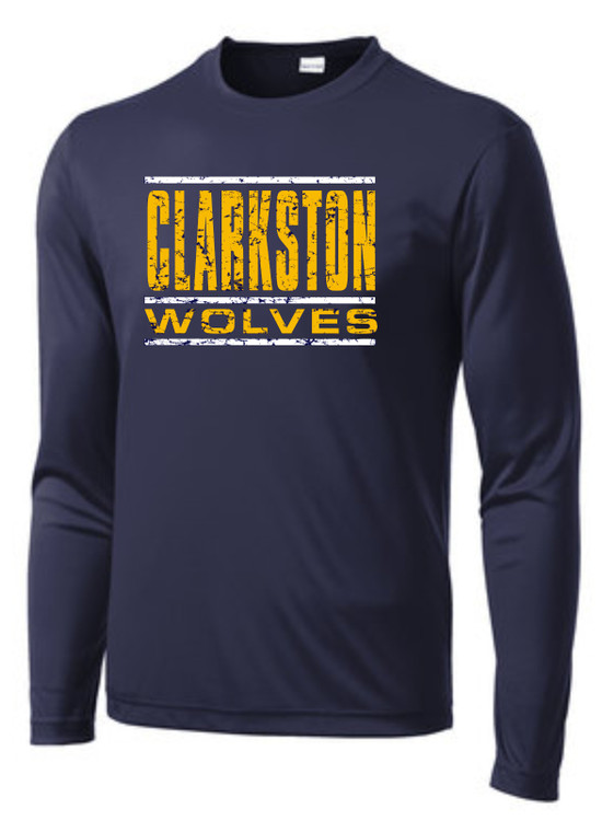 Clarkston Wolves L/S Performance T-Shirt