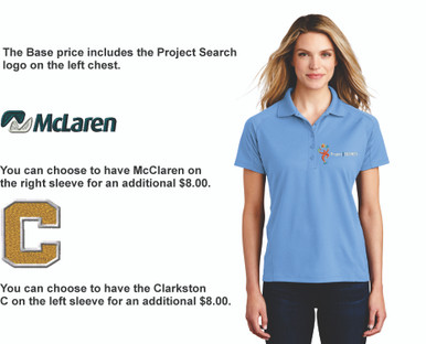 Project Search Ladies Polo - Carolina Blue