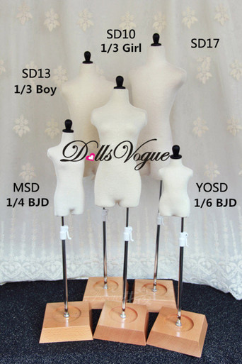 Doll mannequin Dimensional cutting can pin height adjustable bjd