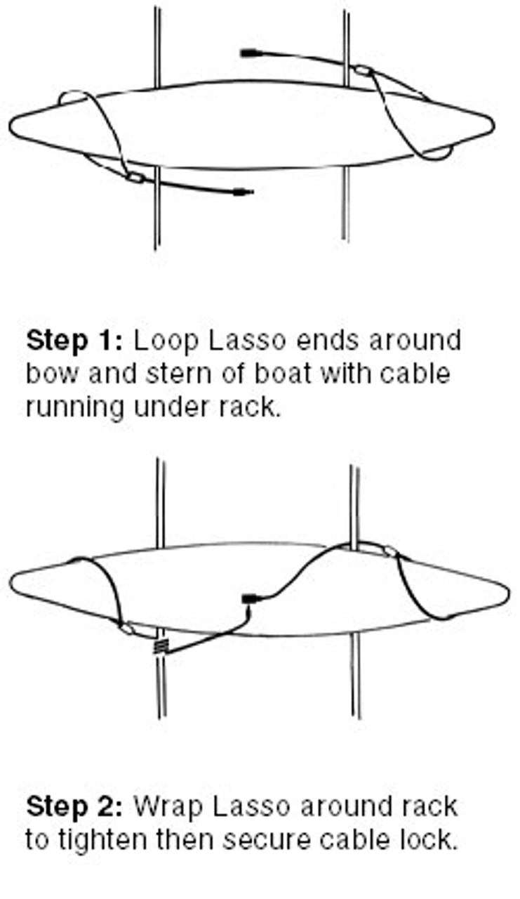 Lasso Security Cables Kong Cable Lock - SOT, Recreational, Fishing