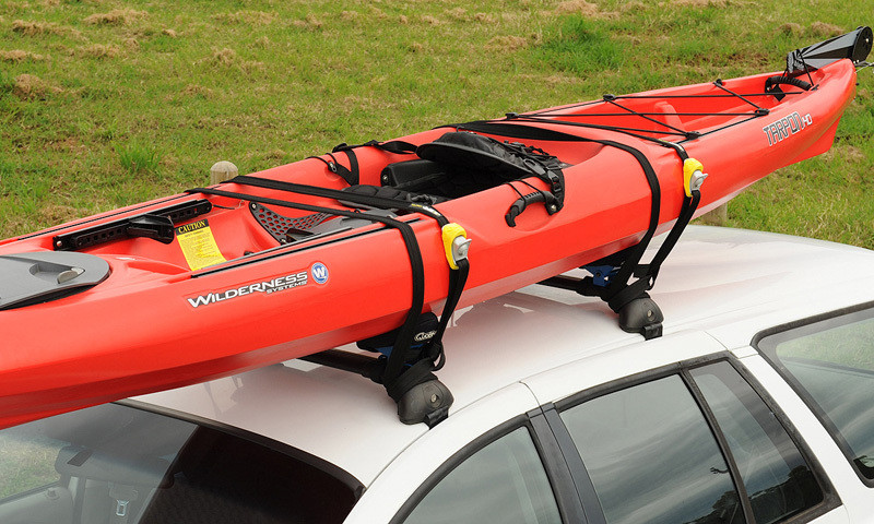 Boat Can You Strap A Kayak To A Car On A Carry Kayak Without Roof Rack