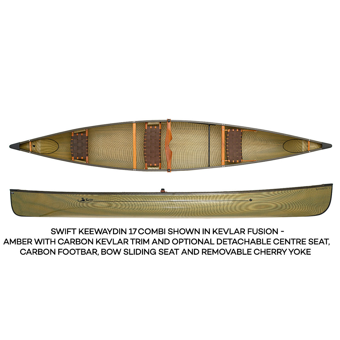 Swift Keewaydin 17 Combi - Carbon Fusion | Western Canoe and Kayak