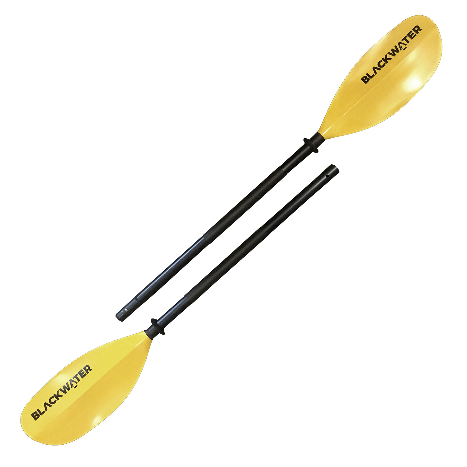 BlackWater Aluminum 2pc Kayak Paddle Western Canoe Kayak