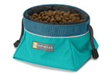 Ruffwear Dog Bowl - Quencher Cinch Top - Teal  
*Food not included