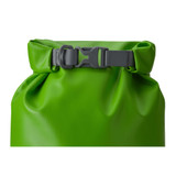 Tuff Sacks 15L - Green -Fold-down StormStrip™ | Western Canoe and Kayak