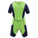 Stingray Toddler/Youth Wetsuit/Sunsuit - Green - Back | Western Canoe & Kayak