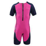 Stingray Toddler/Youth Wetsuit/Sunsuit - Pink - Front | Western Canoe & Kayak