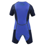 Stingray Toddler/Youth Wetsuit/Sunsuit - Blue - Back | Western Canoe & Kayak